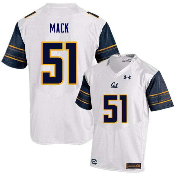 Men #51 Alex Mack Cal Bears (California Golden Bears College) Football Jerseys Sale-White